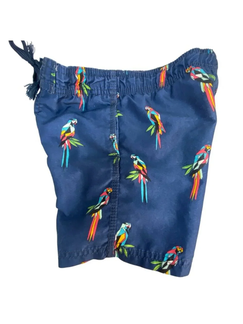Okanu Surf Toddler Boy's Lot of 2 Beach Swim Trunks Parrot Flag Print Size 4T